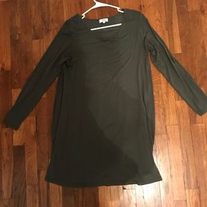 Piko Olive Green Dress